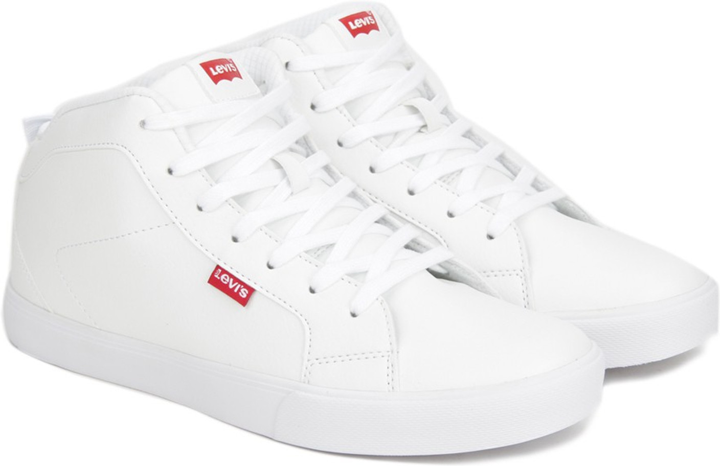 white high ankle shoes