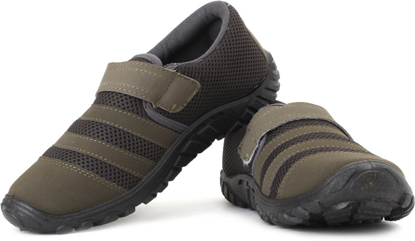 Gliders by Liberty Zagato Walking Shoes For Men Buy Olive Green Color