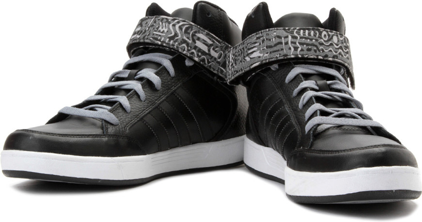 black mid ankle sneakers