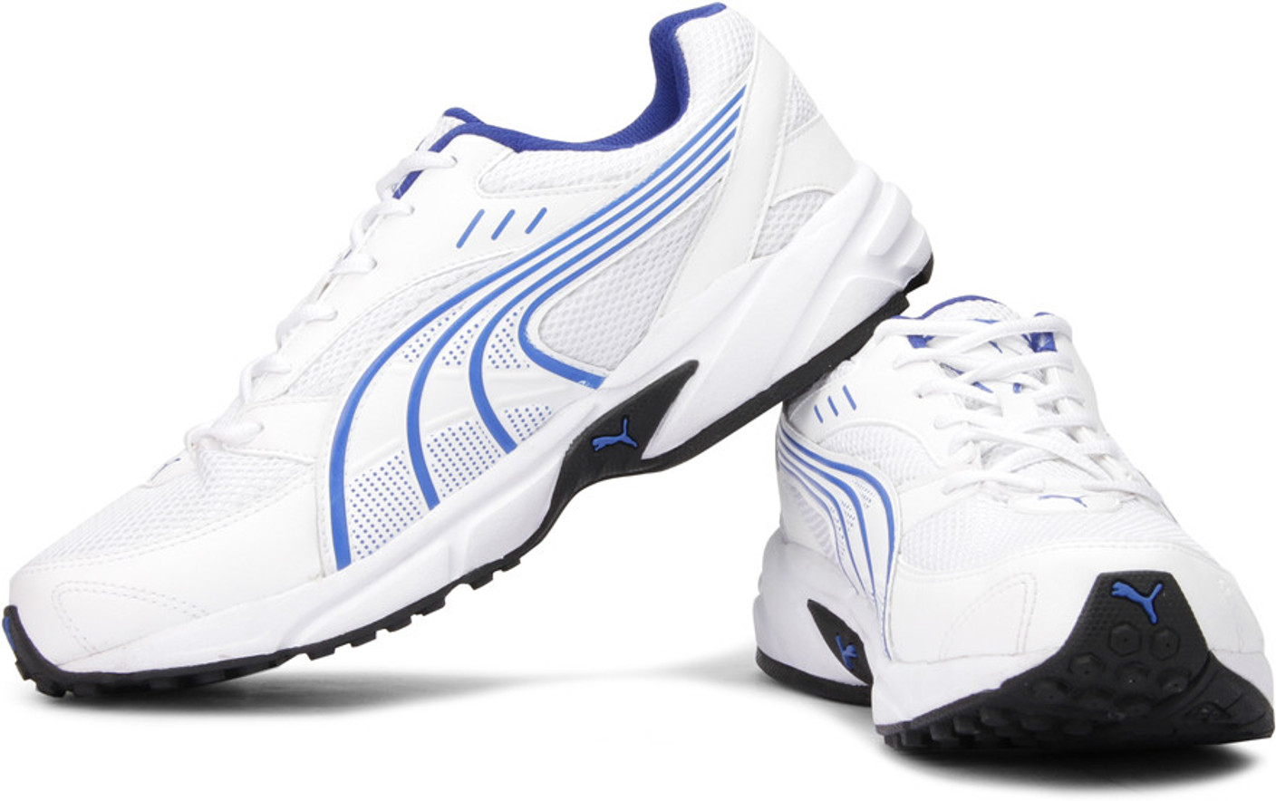 Puma Running Shoes For Men - Buy Blue, White Color Puma Running Shoes For Men Online at Best