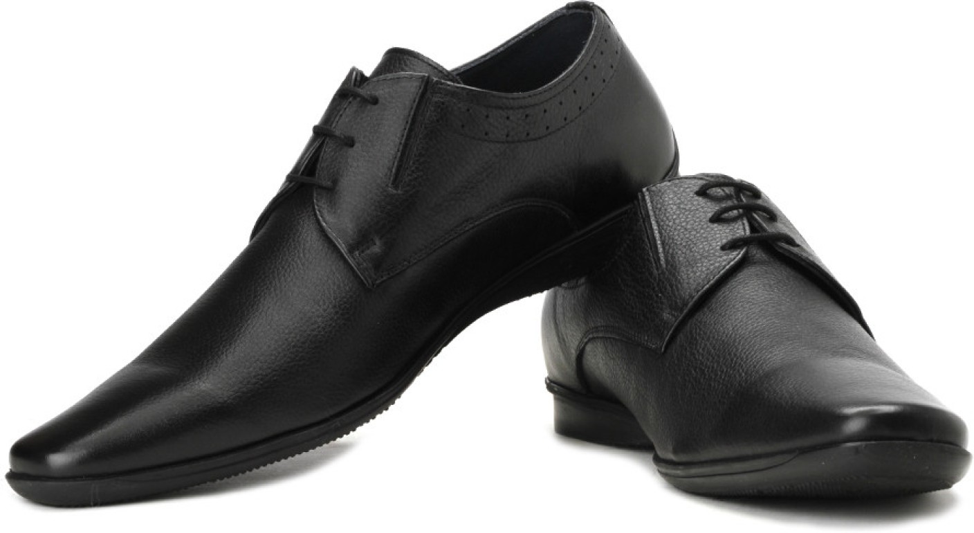 Louis Philippe Lace Up Shoes For Men - Buy Black Color Louis Philippe Lace Up Shoes For Men ...