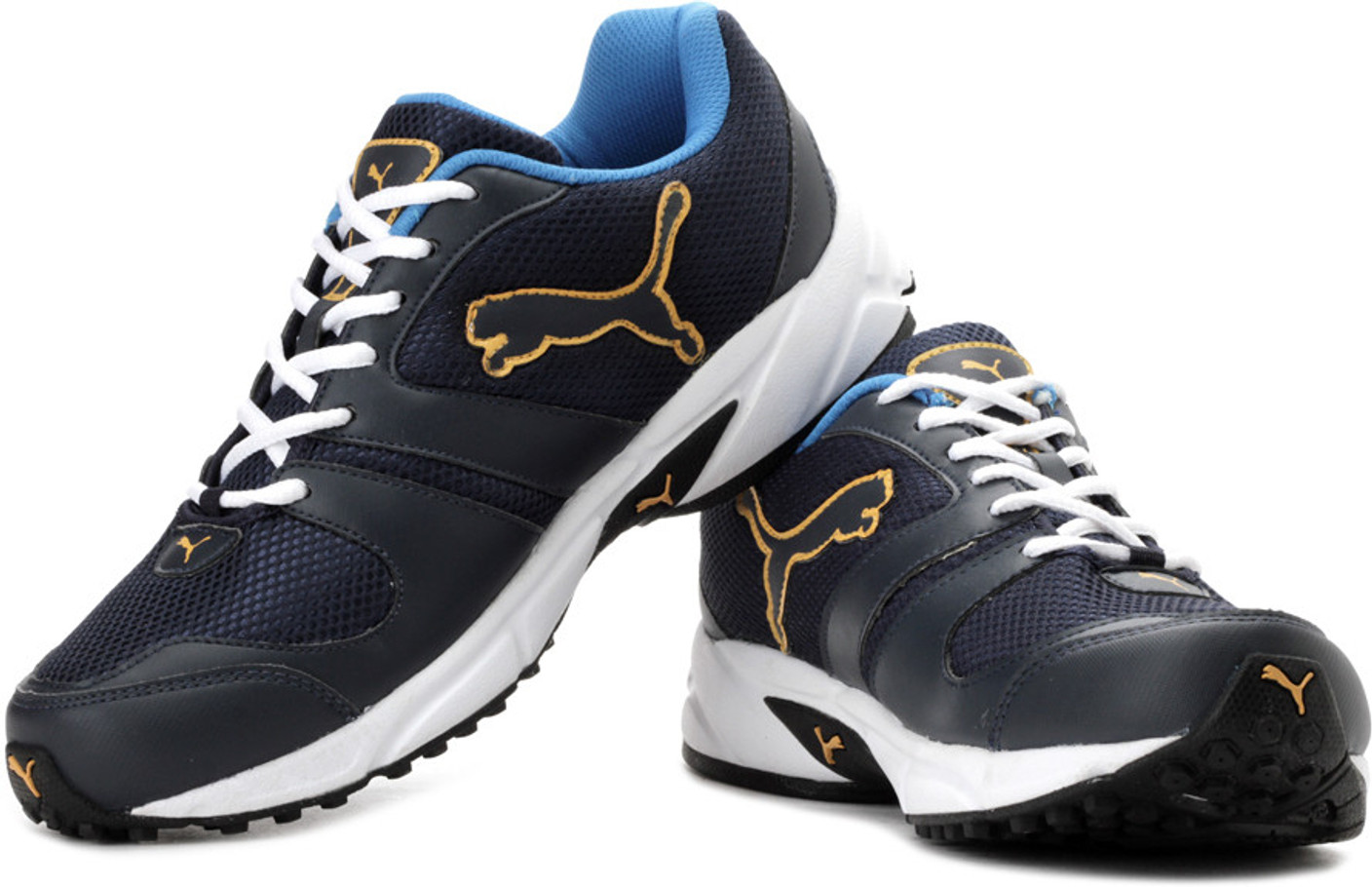Puma Strike DP Running Shoes For Men - Buy Navy Blue, Brilliant Blue, Zinnia Color Puma Strike