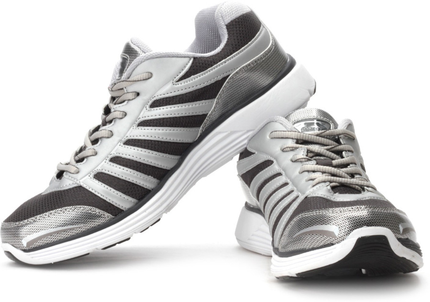 Slazenger Spencer Running Shoes For Men - Buy Grey, Silver Color ...