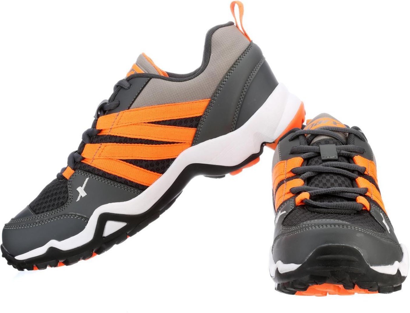Sparx Running Shoes For Men - Buy D. Grey Orange Color Sparx Running ...