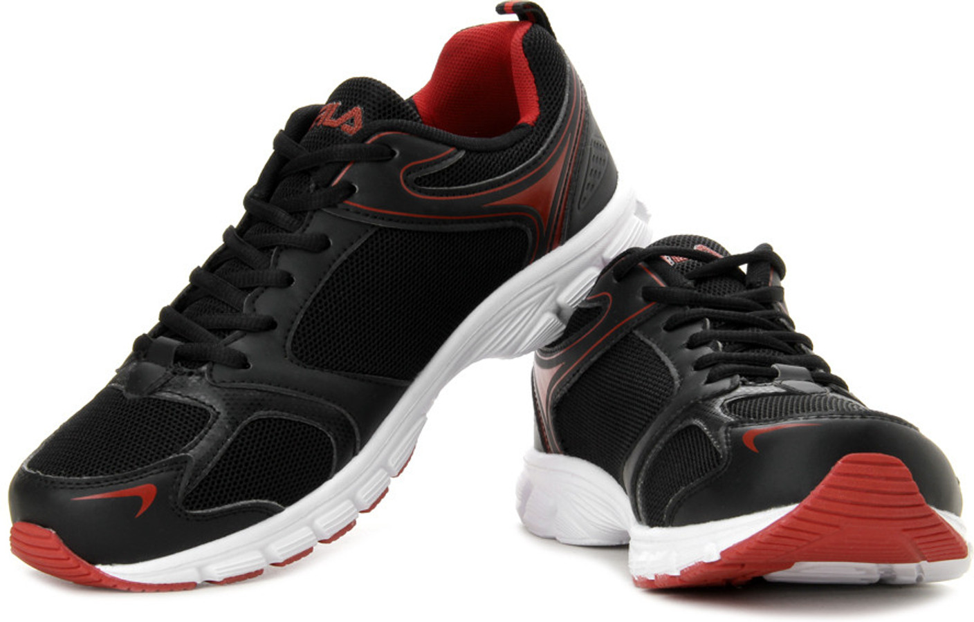 Fila Pleasure Running Shoes For Men Buy Black, Red Color Fila