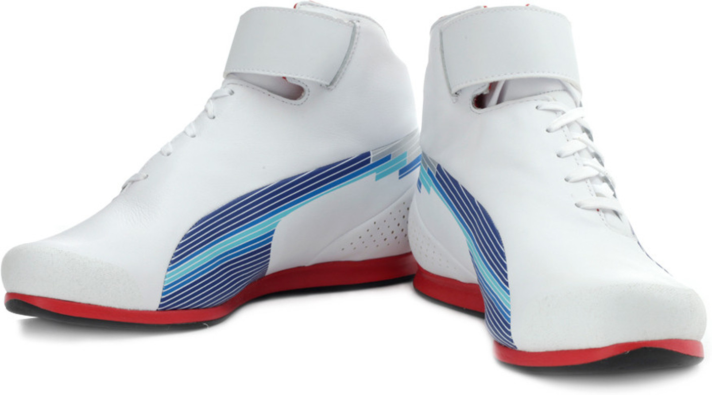 puma red ankle shoes