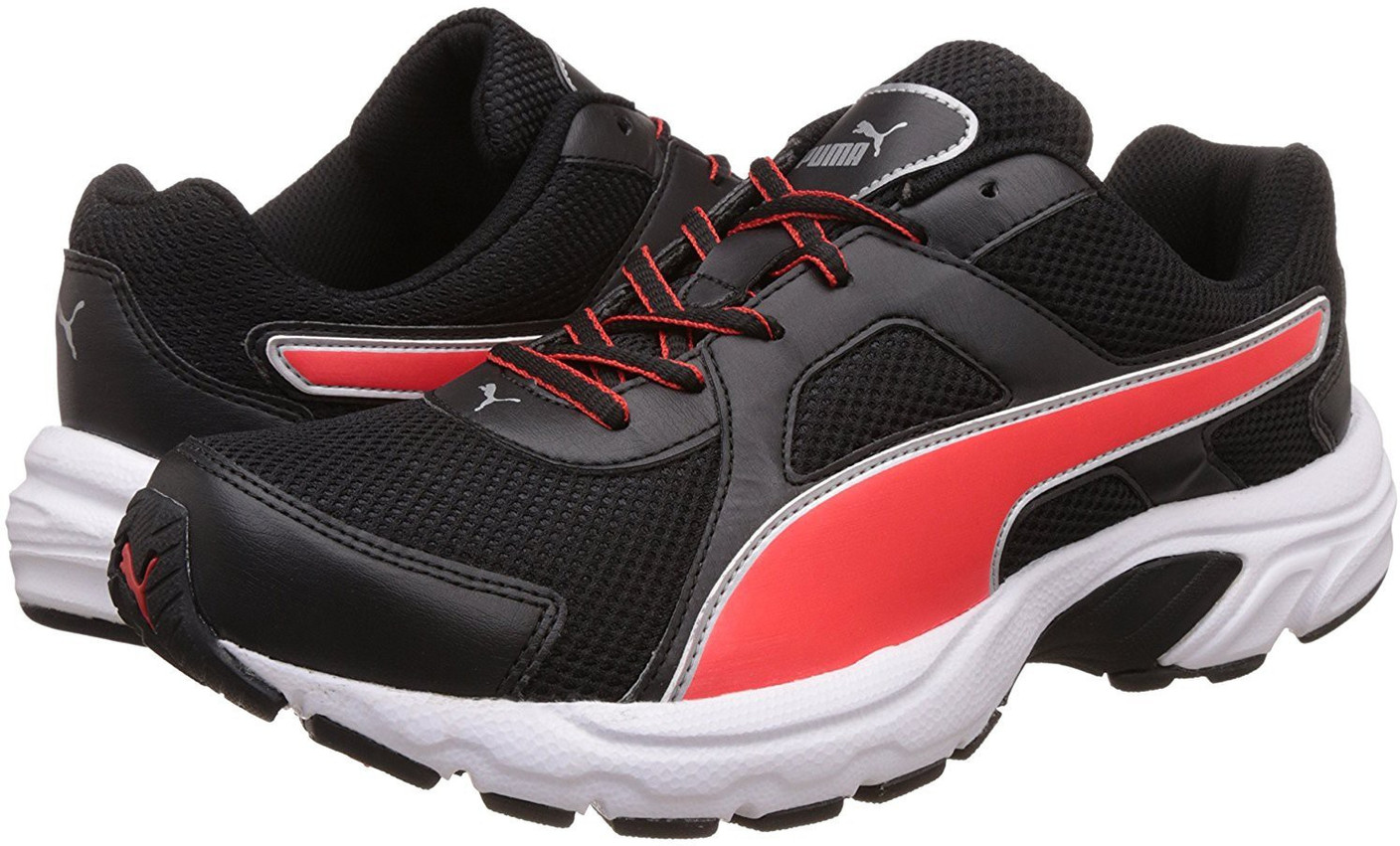 Puma Running Shoes For Men Buy Puma BlackRed BlastSilver Color Puma