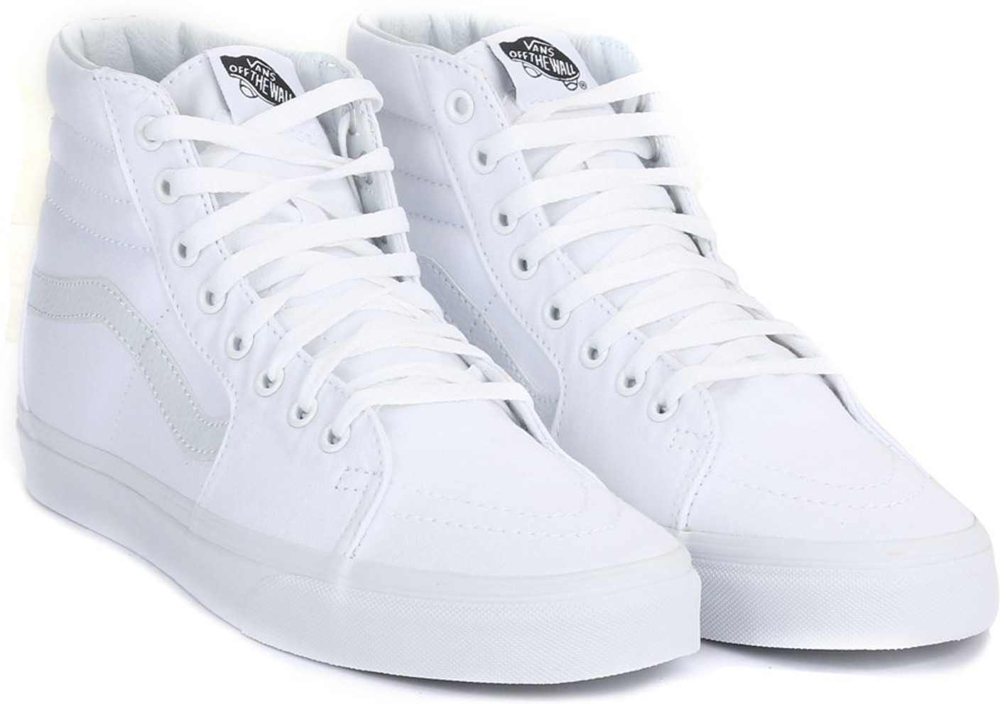 white high ankle shoes