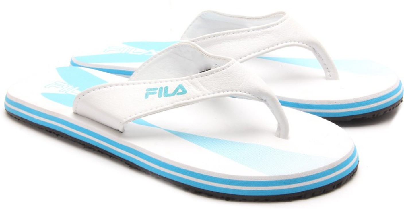 Fila Shades Women Flip Flops - Buy Wht, Blu Color Fila Shades Women ...