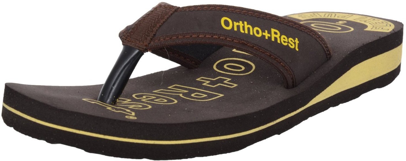 Ortho + Rest Flip Flops - Buy Brown Color Ortho + Rest Flip Flops