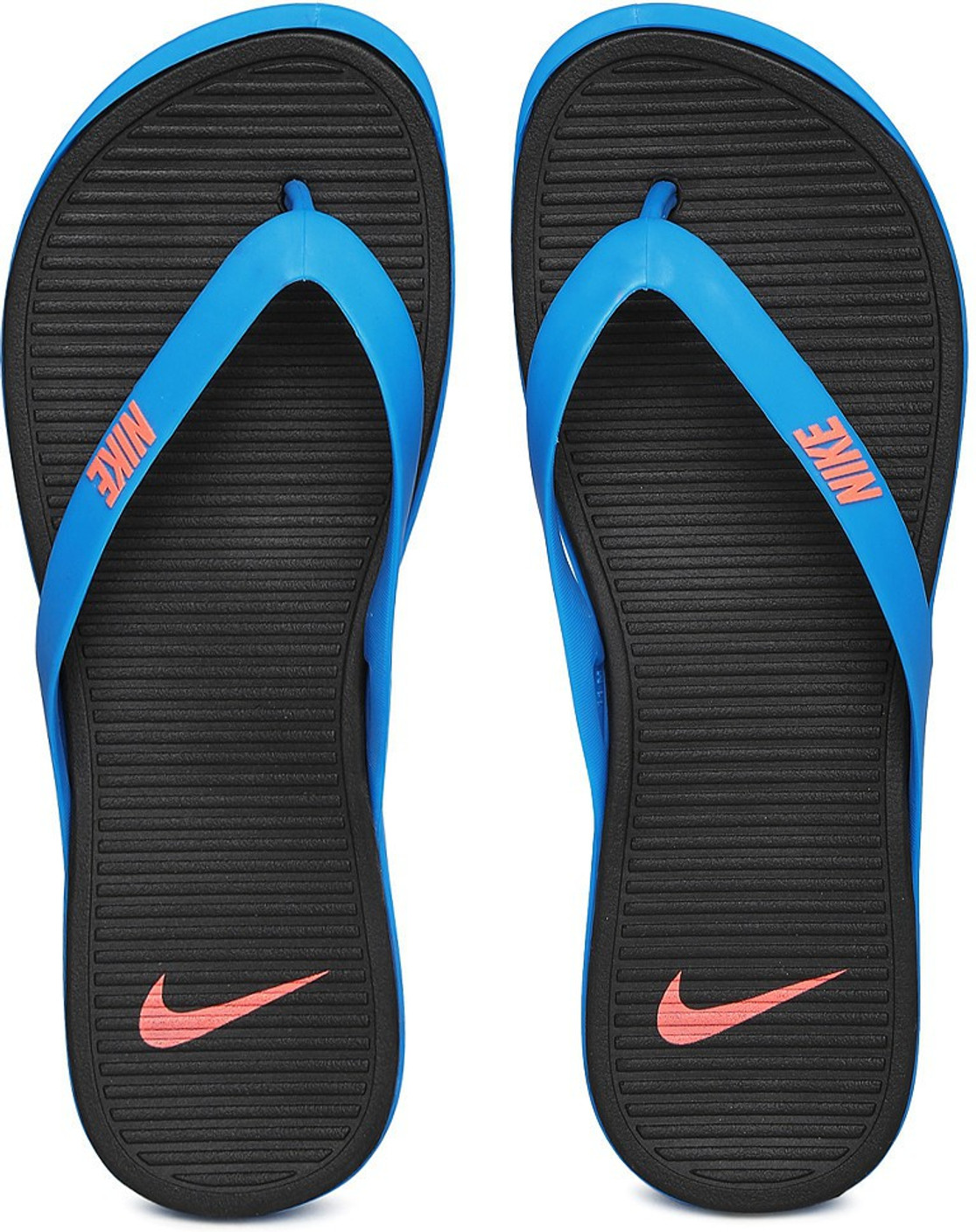 Nike Thong Matira Slippers - Buy Photo Blue/Bright Mango-Black Color Nike Thong Matira Slippers 