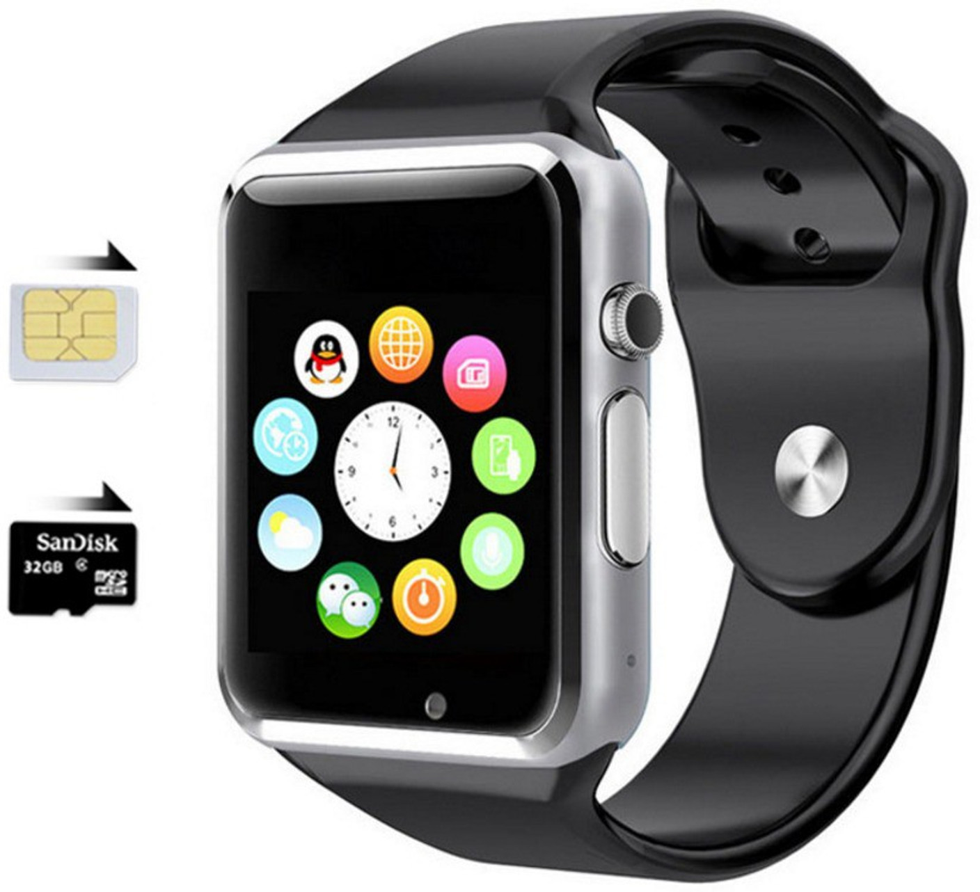 Smart Watch Sim Card - NFC GSM Sim Card new item Android SmartWatch Music Playing Phone Calls