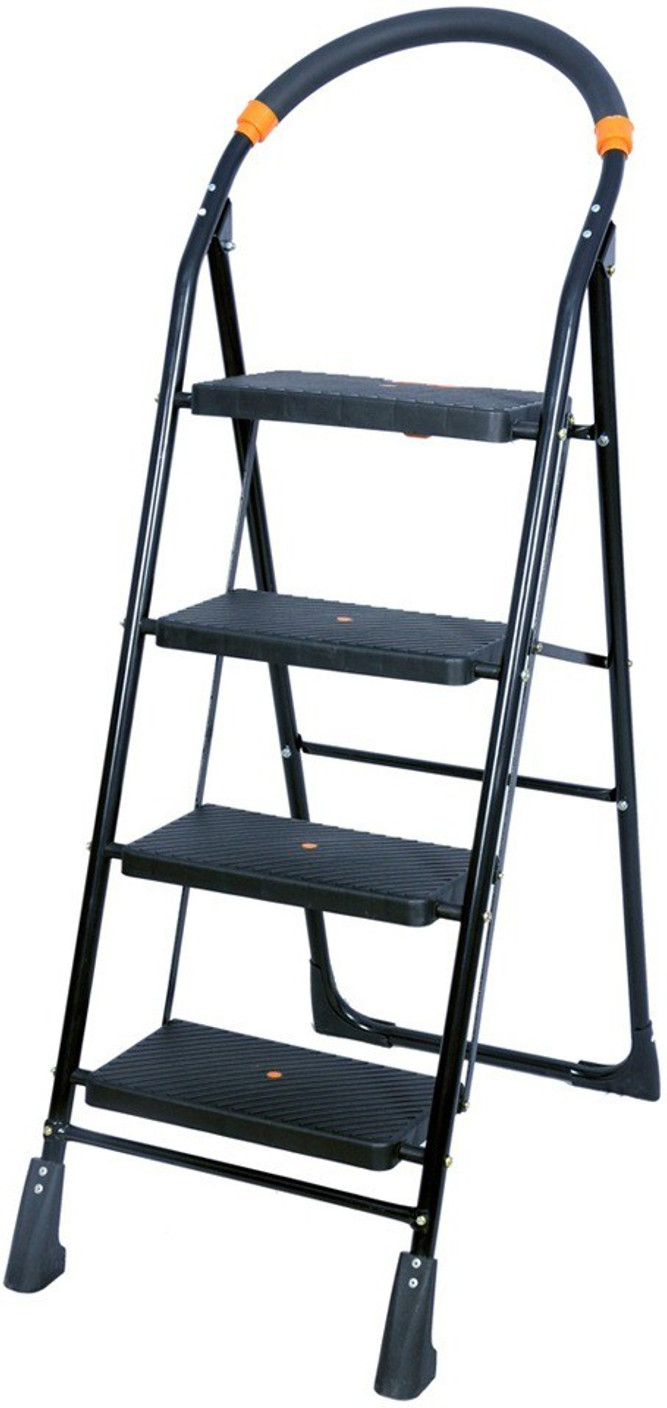 Curve Folding 4 Wide steps Iron Ladder Price in India Buy Curve