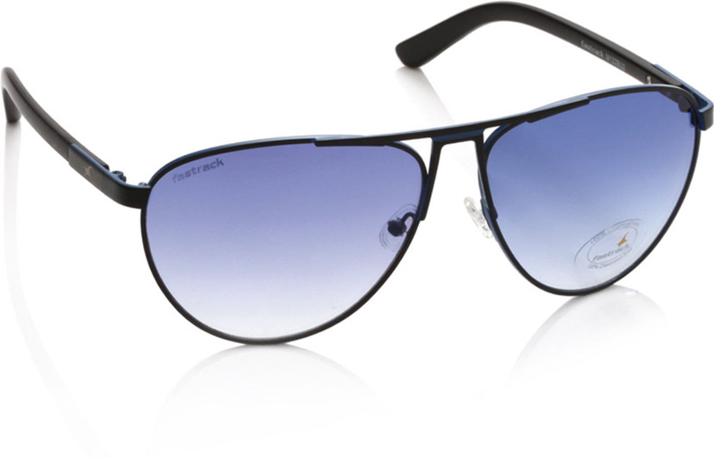 Buy Fastrack Aviator Sunglasses Blue For Men & Women Online Best