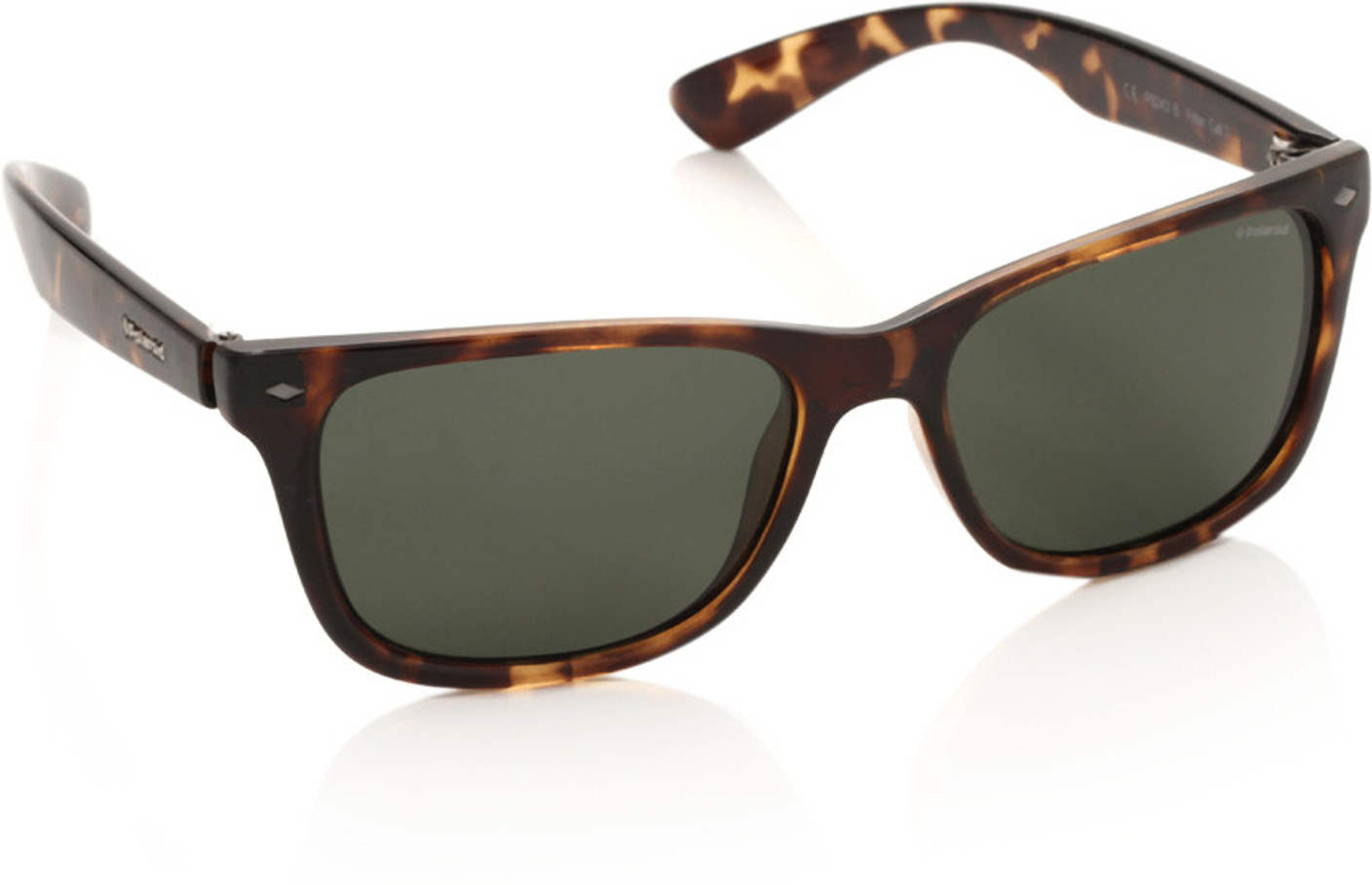 Buy Polaroid Wayfarer Sunglasses Green For Men Online @ Best Prices in ...