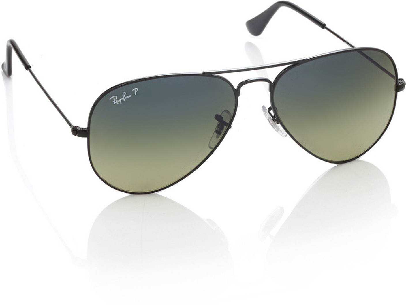 Buy Ray-Ban Aviator Sunglasses Green For Women Online