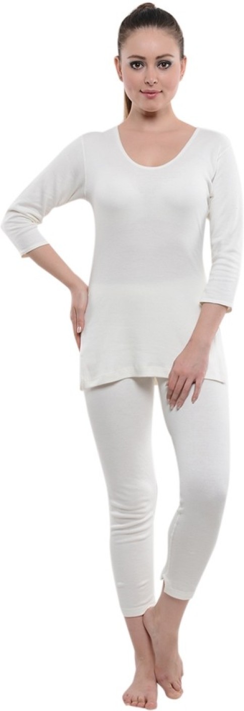Macrowoman Women's Top - Pyjama Set - Buy Off White Macrowoman Women's ...