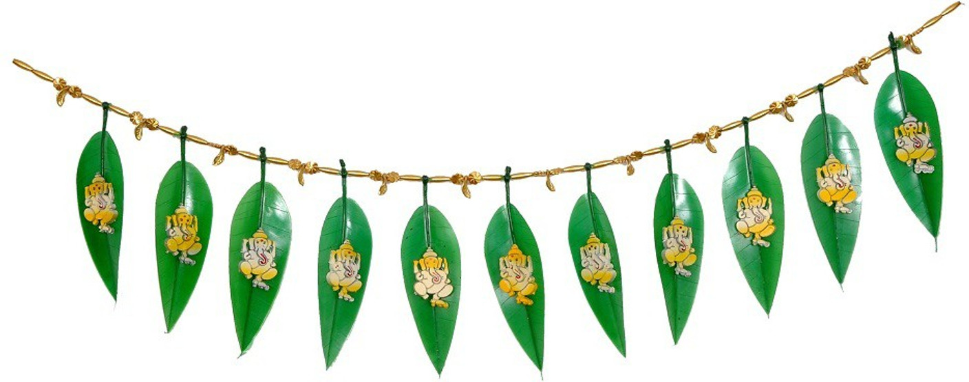 Elite Handicrafts Auspicious Diwali Mango Leaf Toran with 