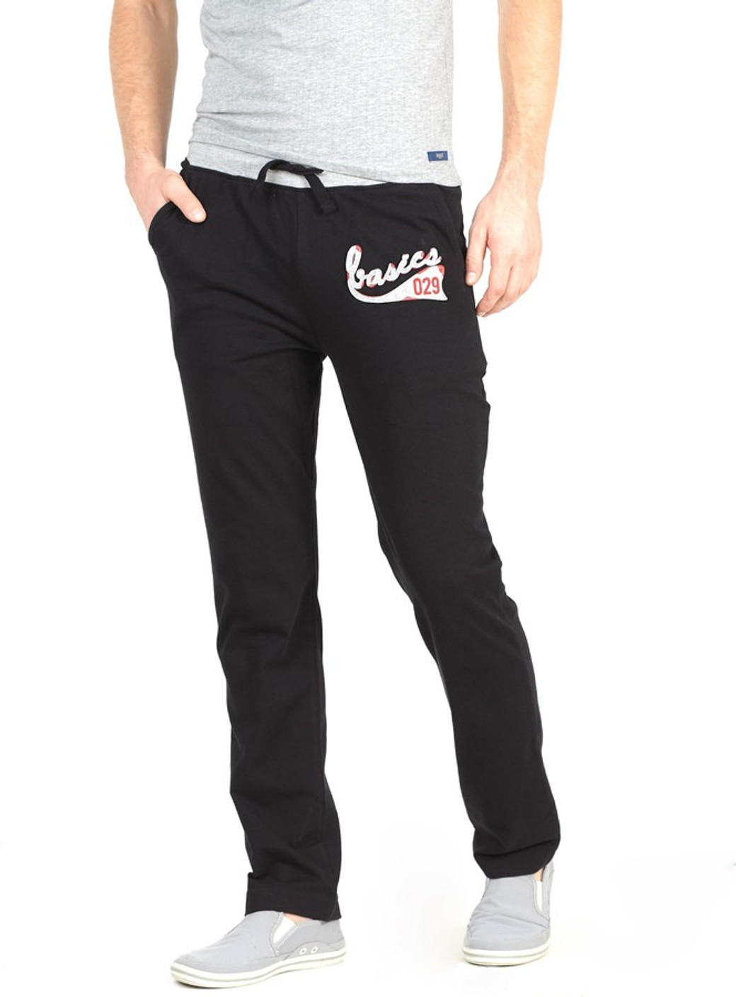 Basics Joggers Solid Men's Black Track Pants Buy BLACK Basics Joggers