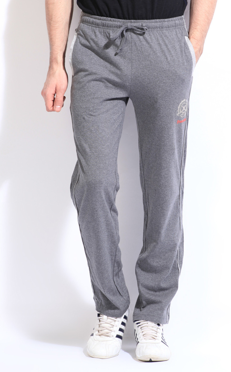 VIP Frenchie Solid Men's Grey Track Pants Buy Grey VIP Frenchie Solid