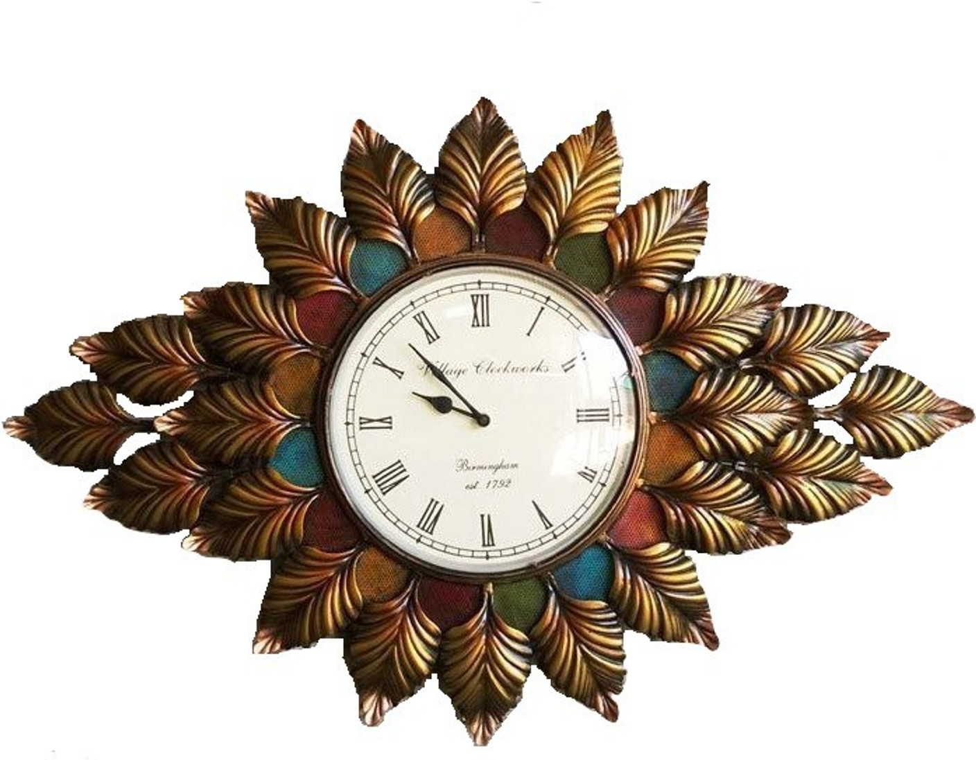Village Clock works Analog Wall Clock Price in India Buy Village