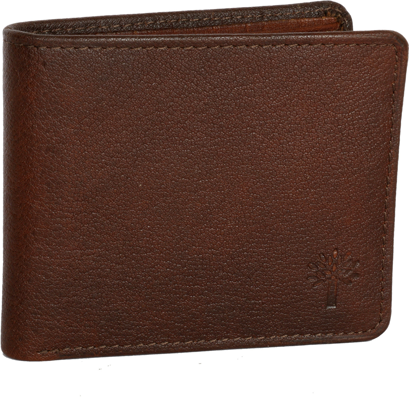 Woodland Men Brown Genuine Leather Wallet Brown Price in India