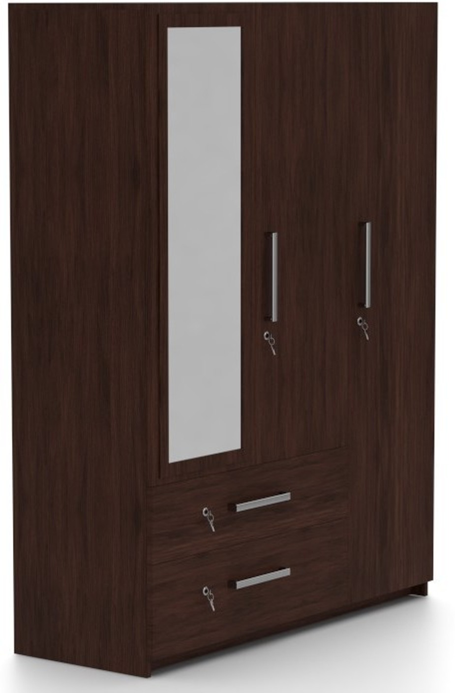 Urban Ladder Domenico Engineered Wood 3 Door Wardrobe Price in India