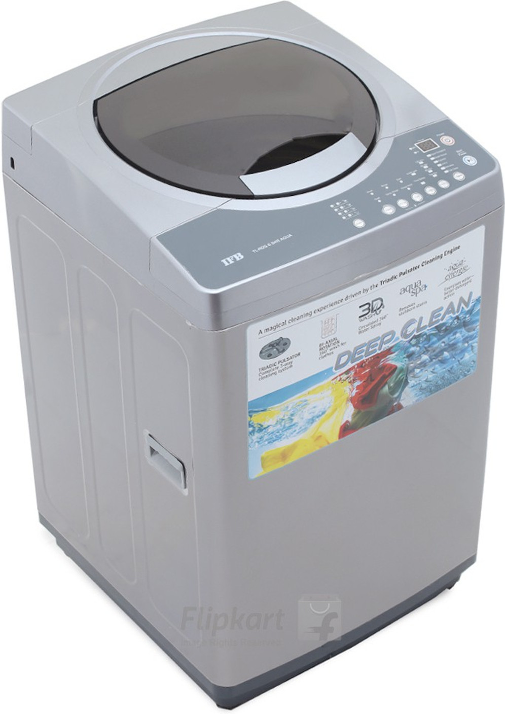 IFB 6.5 kg Fully Automatic Top Load Washing Machine Silver Price in