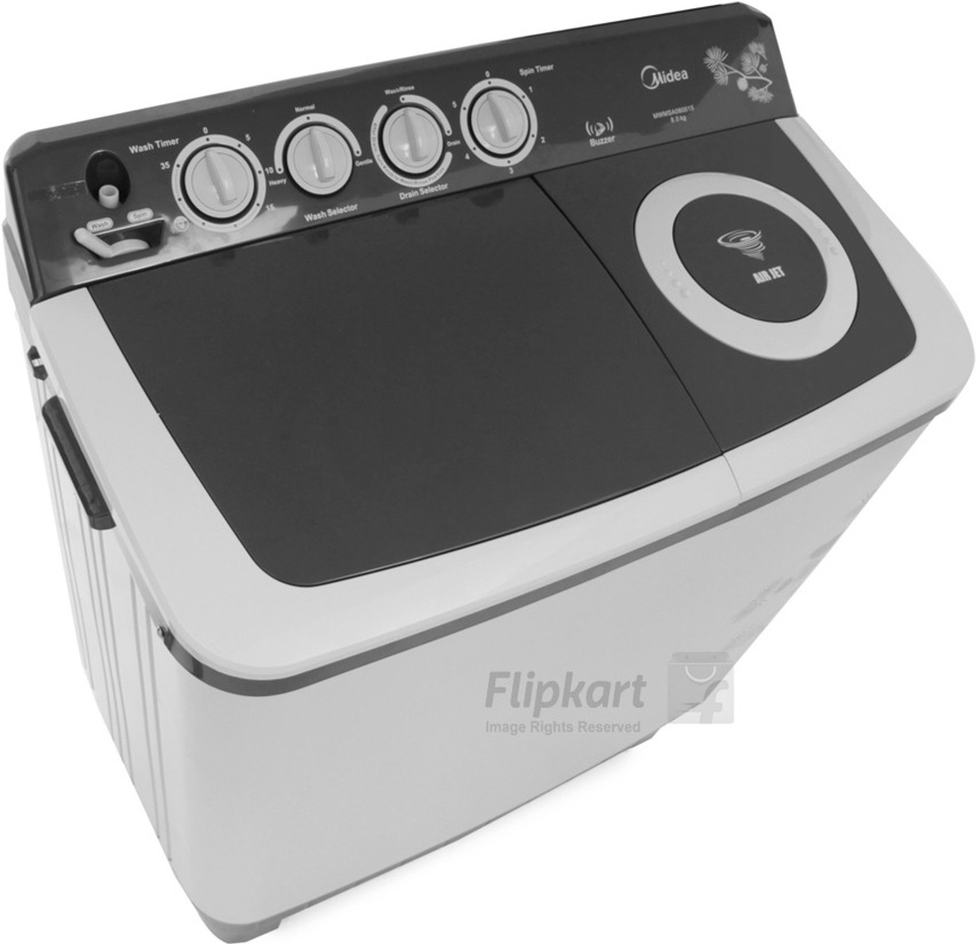 Carrier Midea 8 kg Semi Automatic Top Load Washing Machine Price in