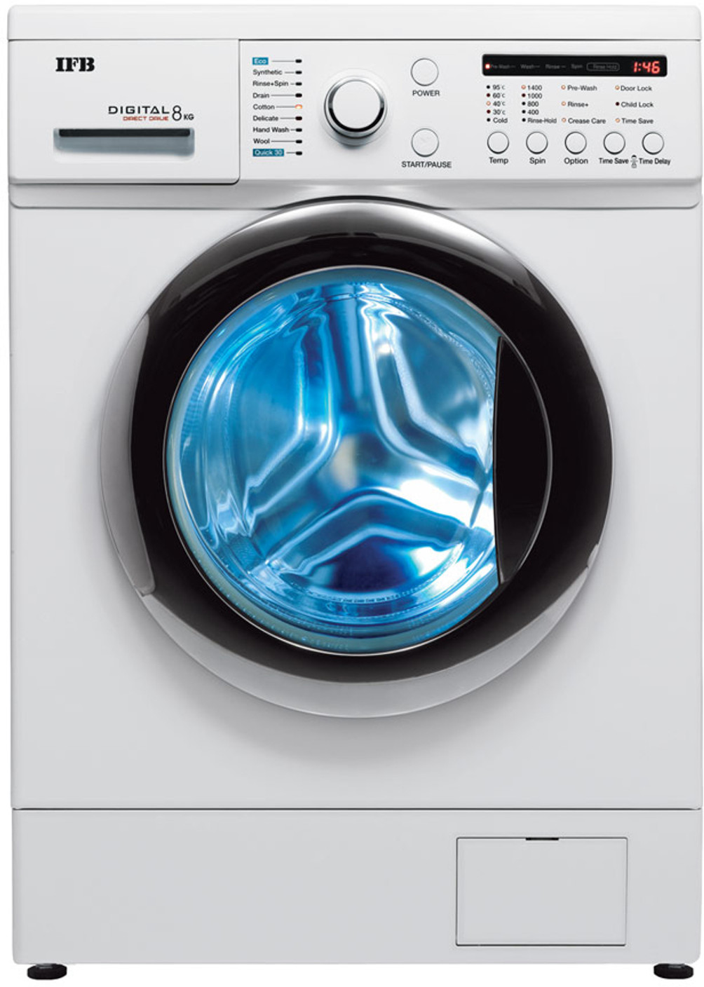 IFB Digital Direct Drive Automatic 8 kg Washer Dryer IFB