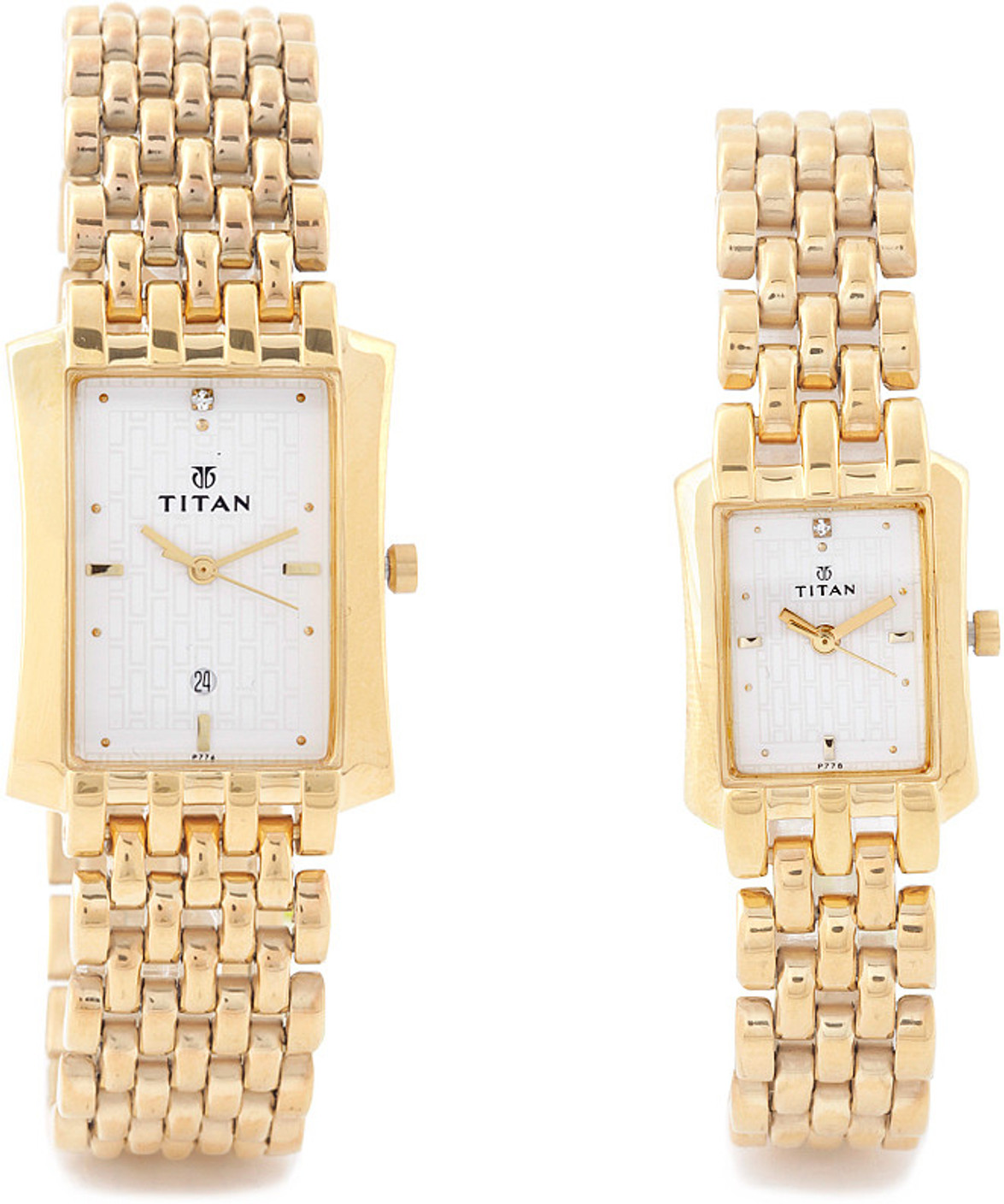 Titan NH19272927YM01 Bandhan Watch For Couple Buy Titan