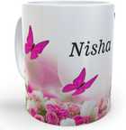 Andv Nisha Name Printed On Beautiful Butterflies And Rose Theme M 0bab19bcci Ceramic Coffee Mug Price In India Buy Andv Nisha Name Printed On Beautiful Butterflies And Rose Theme M 0bab19bcci Ceramic Coffee Nisha meaning, nisha popularity, nisha hieroglyphics, nisha numerology, and other interesting facts. beautiful butterflies and rose theme
