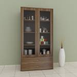 Crystal Furnitech Oldrick Engineered Wood Crockery Cabinet