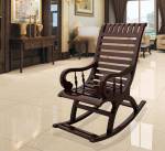 DZYN Furnitures Solid Wood 1 Seater Rocking Chairs