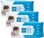 MeeMee Caring Baby Wet Wipes with Aloe Vera (72 pcs) (Pack of 3)