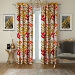 SWAYAM 274.32 cm (9 ft) Cotton Long Door Curtain (Pack Of 2)