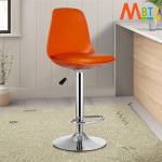 MBTC Orange Natural Fiber Bar Chair