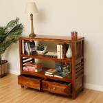 Kendalwood Furniture Solid Wood Semi-Open Book Shelf