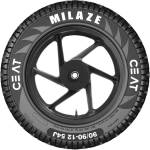 CEAT 106061 Milaze TL 54J SW 90/90-12 Front & Rear Two Wheeler Tyre