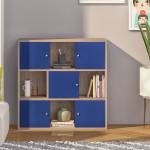 Flipkart Perfect Homes Junior Blueberry Engineered Wood Open Book Shelf