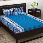 Story@home 152 TC Cotton Double Striped Bedsheet