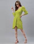 Selvia Women Bodycon Green Dress