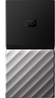 WD My Passport 1 TB External Solid State Drive (SSD) 540 Mb/s, USB 3.0, for Windows, MacOS High Sierra, Sierra, El Capitan (Black, Grey)