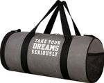 MR Collection water resistant premium quality sports bag with separate shoe compartment (Black, Kit Bag)