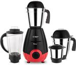 Flipkart SmartBuy Power Chef 600 W Juicer Mixer Grinder (Neo | 4 Jars | with 1 year extended warranty | Black, Red)