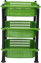 VM BOND Fruits/Vegetables Plastic Kitchen Rack 3 Slice Toast Rack (Plastic)