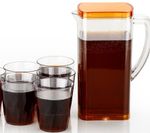 MACARIZE 2000 ml Unbreakable Plastic JUG with Glass Set by TRUSTED BRAND Jug Glass Set (Plastic Unbreakable)