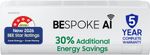 Samsung Bespoke AI 2026 Model 1.5 ton 4 Star Split Inverter with Wi-fi Energy Saving, Voice Control, Powerful Cooling, Copper, 4 Way swing, 5 Step Convertible AC (AR50H18D14HNNA,,AR50H18D14HXNA, White)
