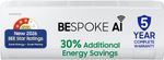 Samsung Bespoke AI 2026 Model 2 Ton 3 Star Split Inverter with Wi-fi Energy Saving, Voice Control, Powerful Cooling, Copper, 4 Way swing, 5 Step Convertible AC (AR50H24D1XH/AR50H24D1XHNNA/AR50H24D1XHXNA, White)
