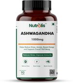 Nutrolis Ashwagandha 1000mg | Boosts Immunity & Energy | Stress Relief (90 Tablets)